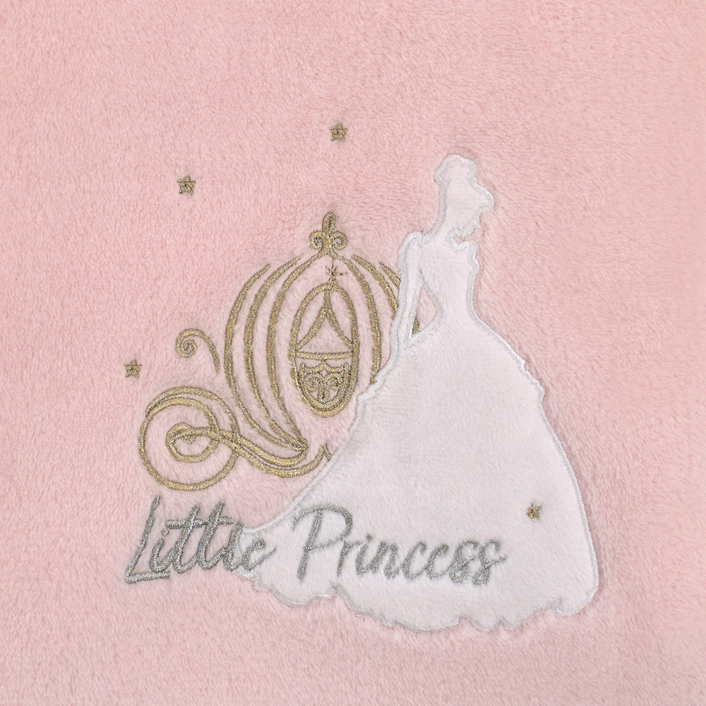 NoJo Disney Princess Enchanting Dreams silver sparkle trim elevates bedtime elegance and flair.