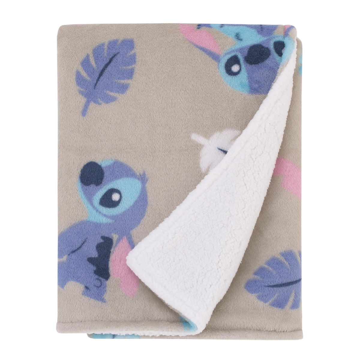 NoJo Disney Stitch pattern blanket for cozy stroller rides