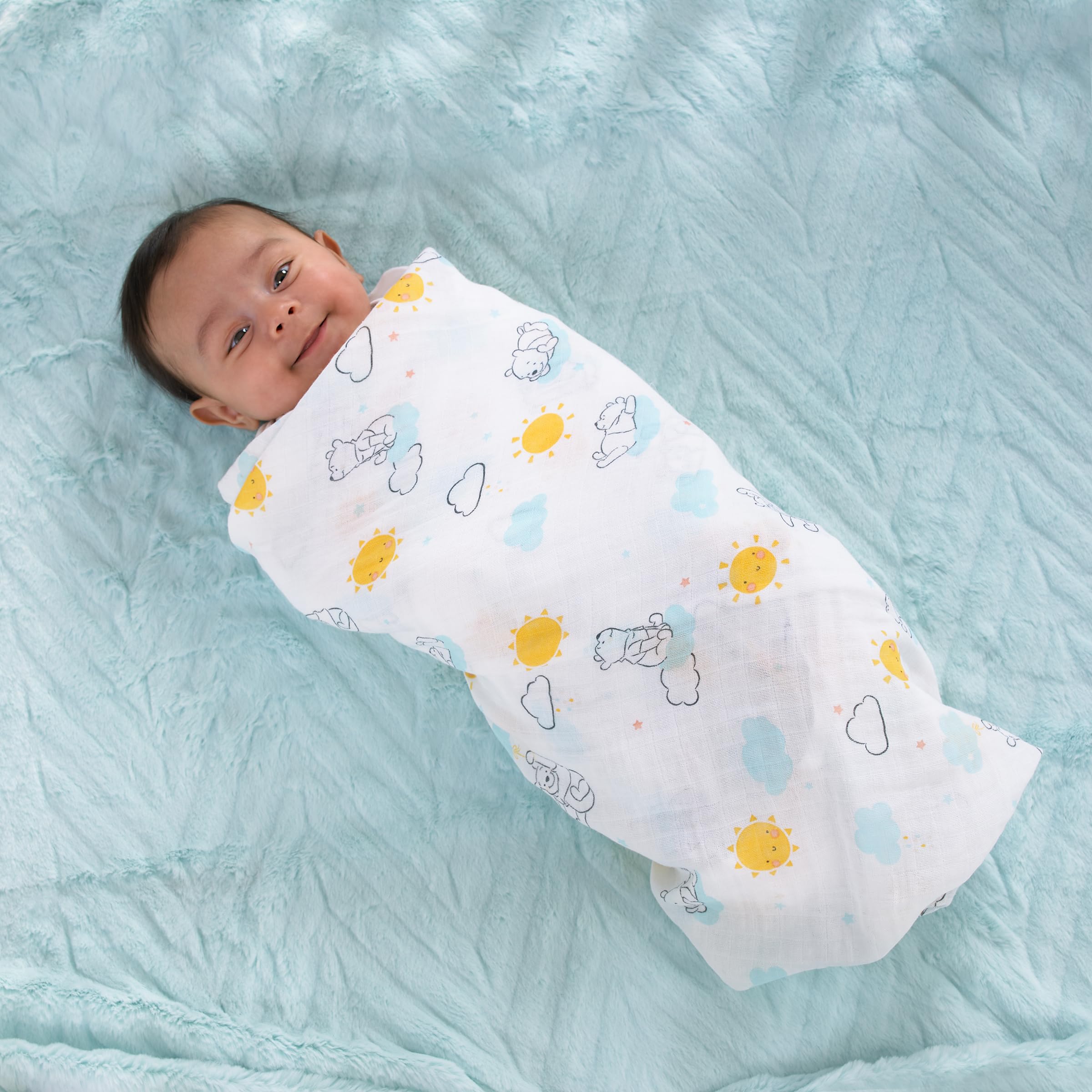 NoJo 3-piece swaddle set keeps swaddling essentials ready for baby.