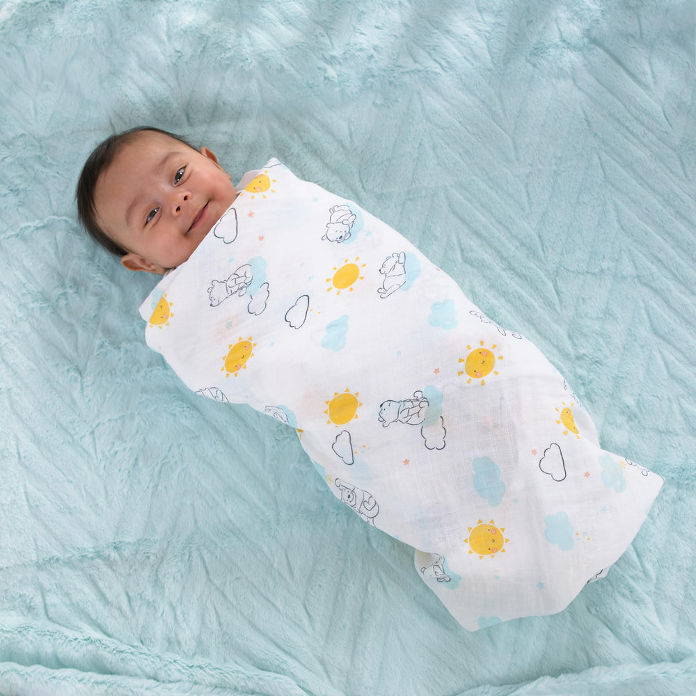NoJo 3-piece swaddle set keeps swaddling essentials ready for baby.