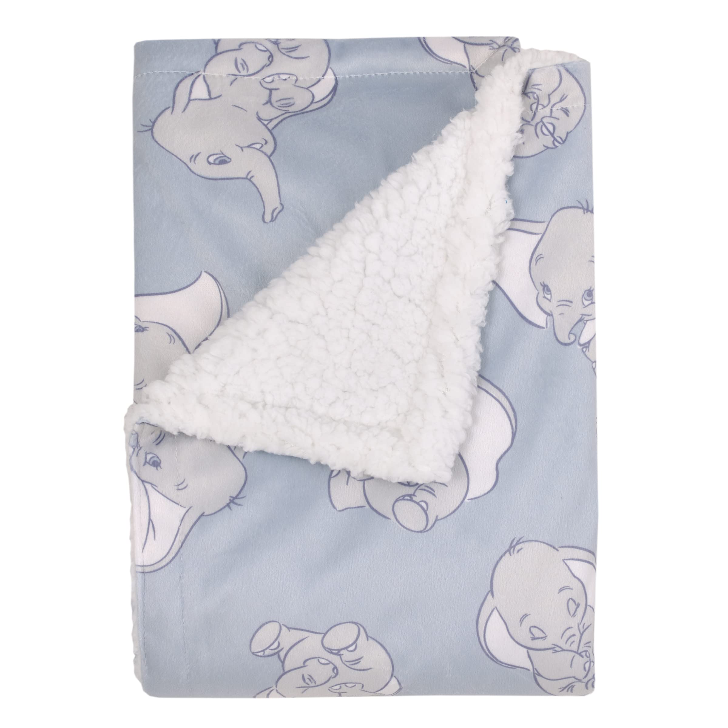 NoJo Dumbo Sweet Little Baby Blanket front pattern for cozy cuddles