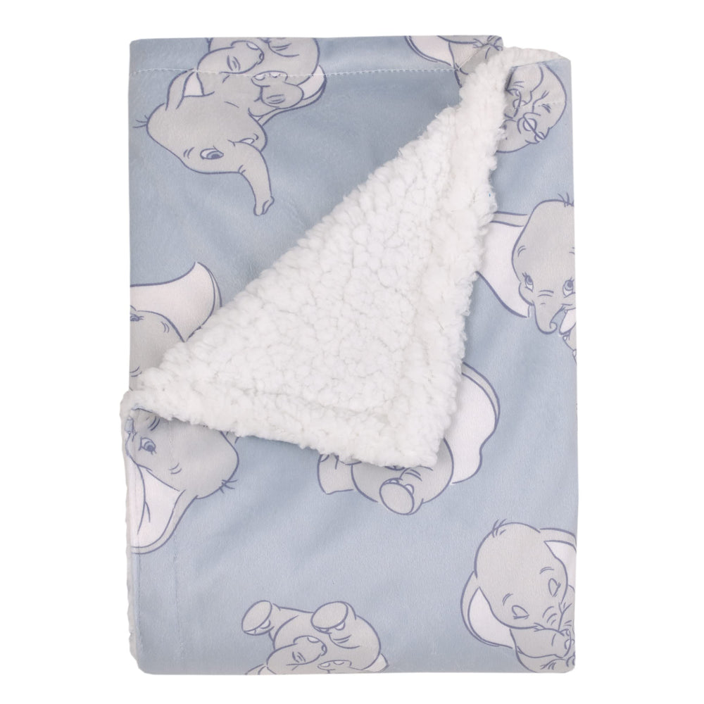NoJo Dumbo Sweet Little Baby Blanket front pattern for cozy cuddles