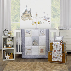 NoJo Harry Potter musical mobile mounted above crib spins softly.