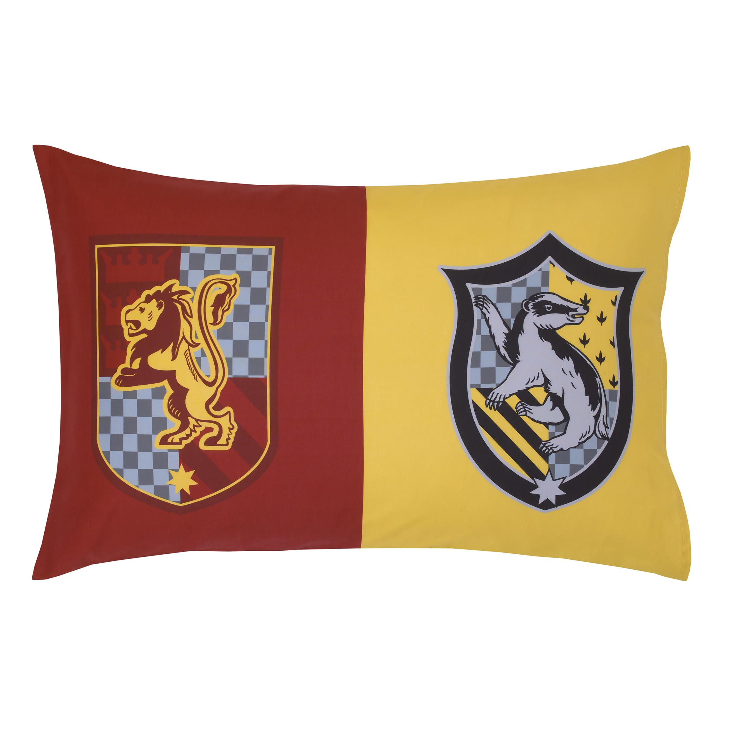 NoJo Hogwarts crest design highlights house pride in a playful bedroom accent.