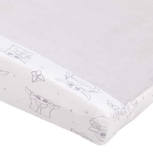 NoJo Grogu contoured pad cover plush cream center panel close-up for plush comfort.