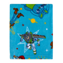 NoJo Disney Toy Story blanket with Woody and Buzz pattern, cozy for naptime