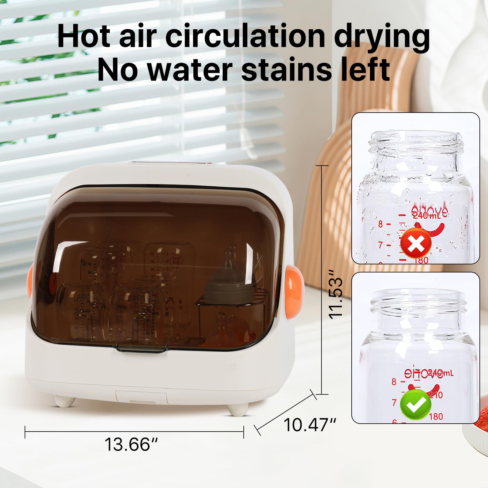 Nollapo dust-proof storage box protects drying items between uses