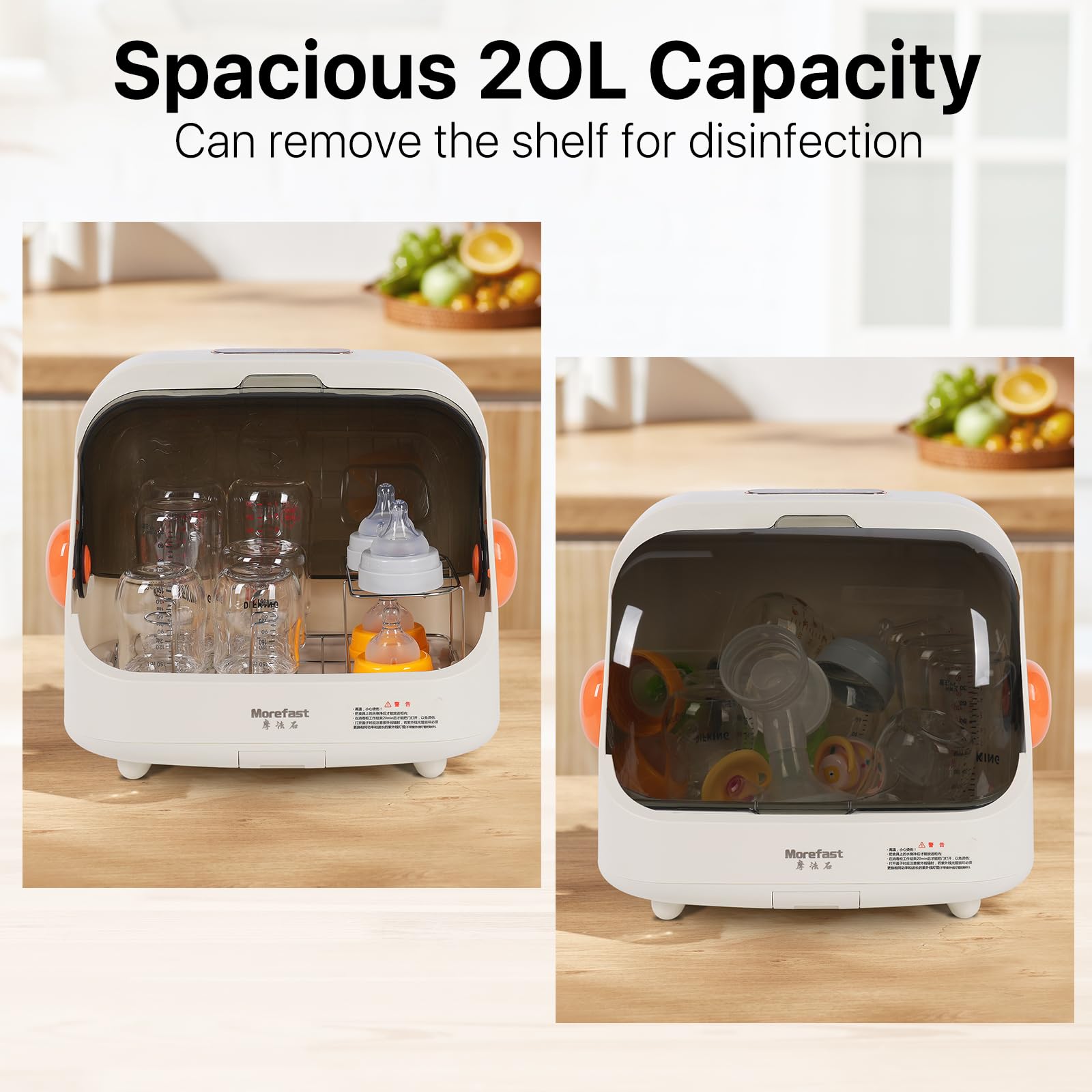 Nollapo large-capacity rack fits six bottles for busy families