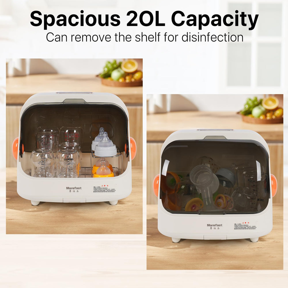 Nollapo large-capacity rack fits six bottles for busy families