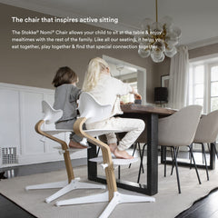 Nomi Chair lightweight design facilitates easy movement between rooms