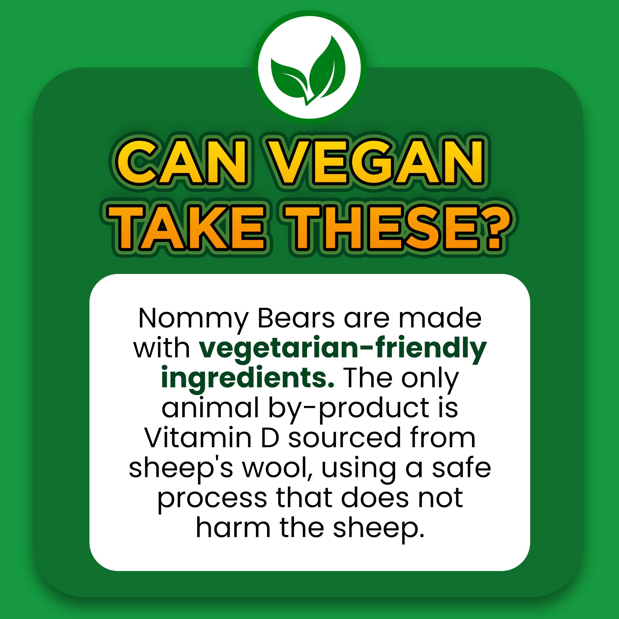 Nommy Bears packaging promotes a simple daily routine without fuss.