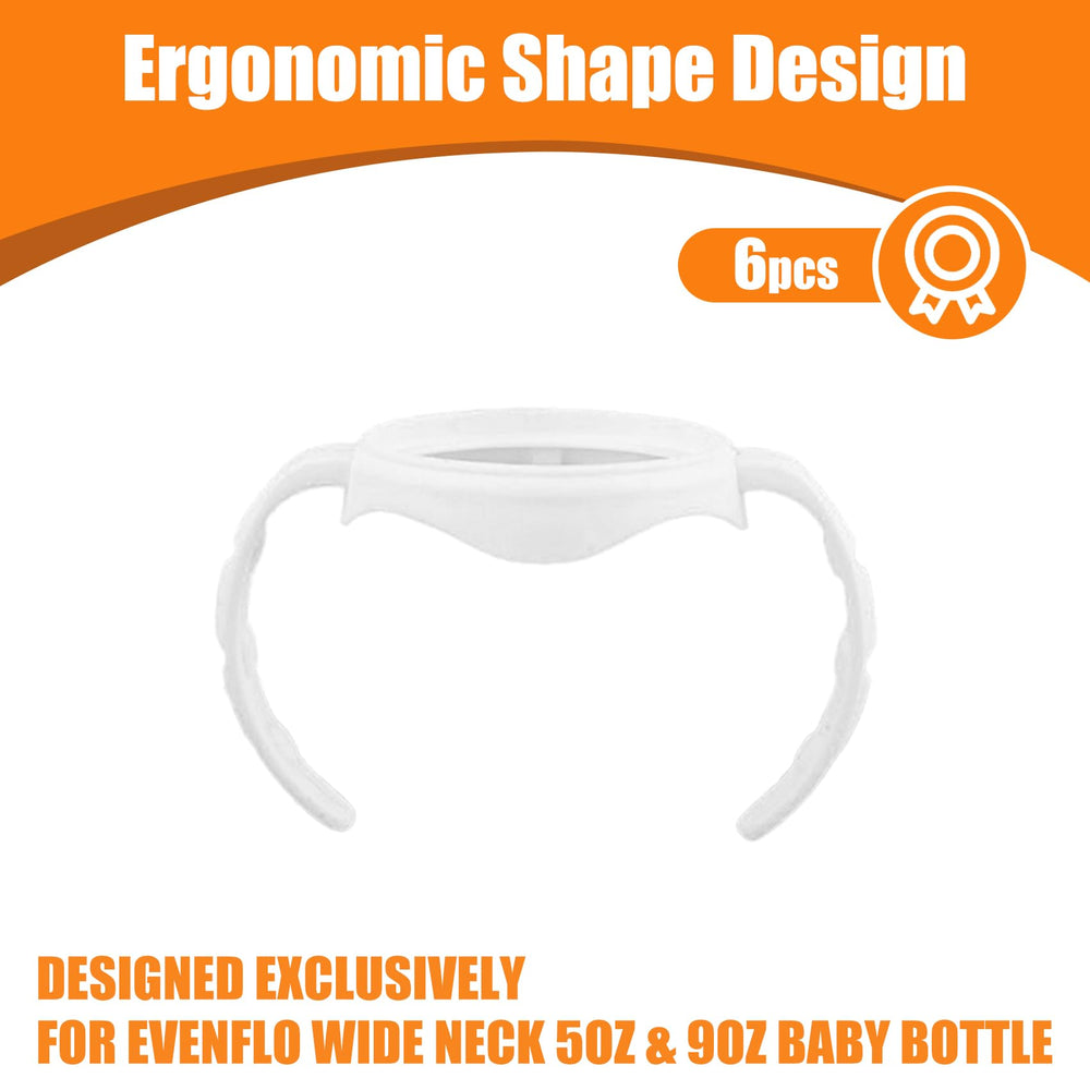 Nonarttoy bottle handle ergonomic design supports comfortable hand positions during feeds.