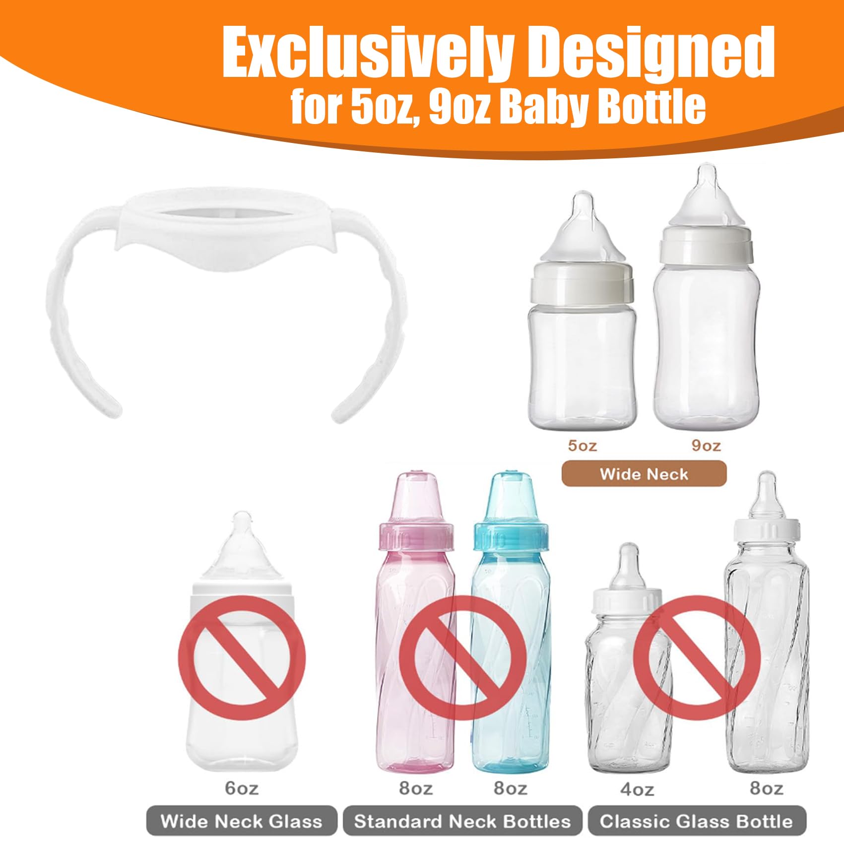 Nonarttoy wide-neck compatibility ensures secure attachment with Evenflo bottles.