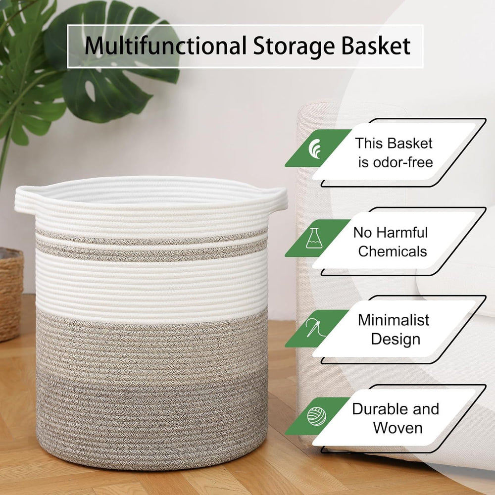 Nonazippy storage bin complements boho and minimalist decor while reducing clutter.