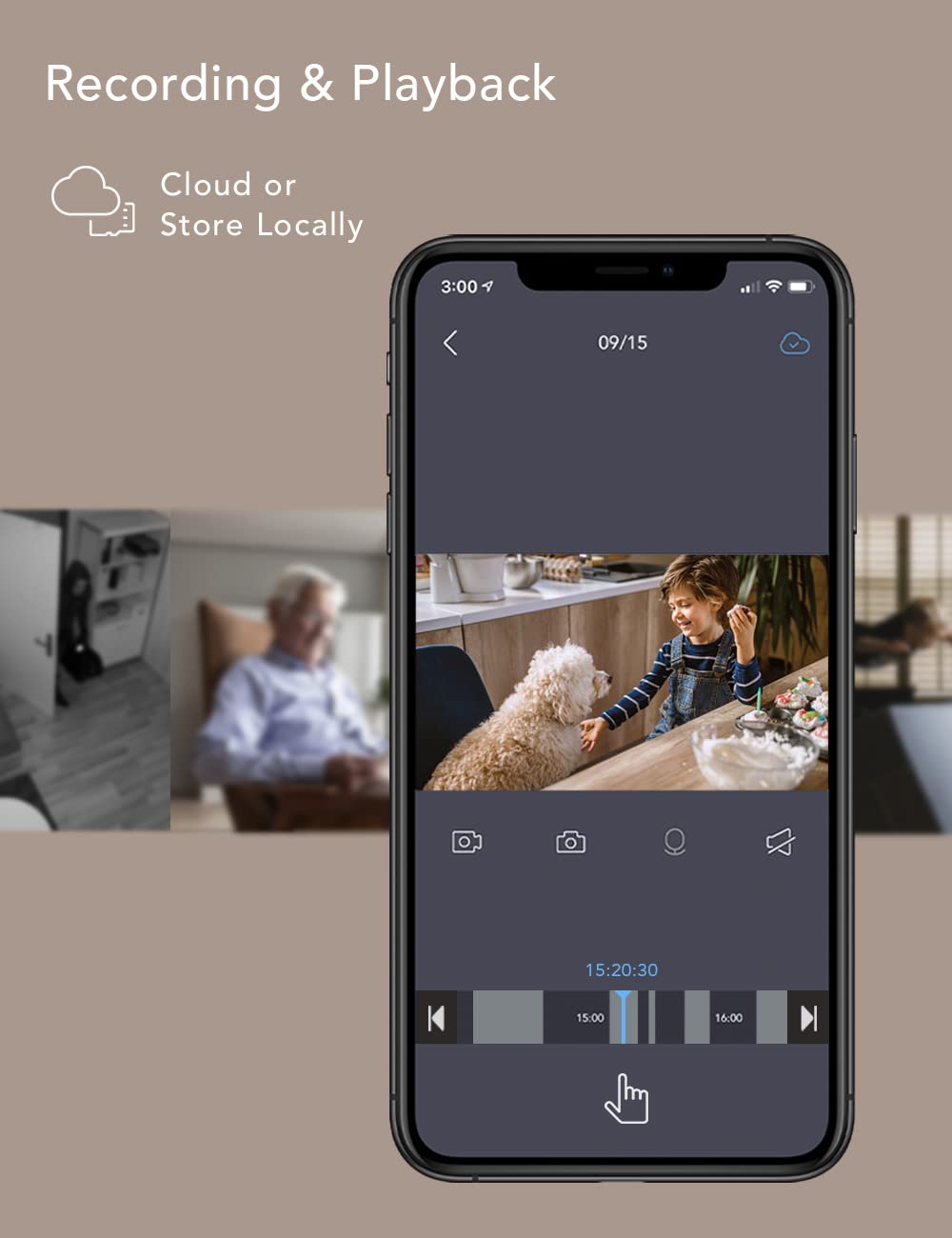 Nooie AI motion and sound detection alerts you to activity.
