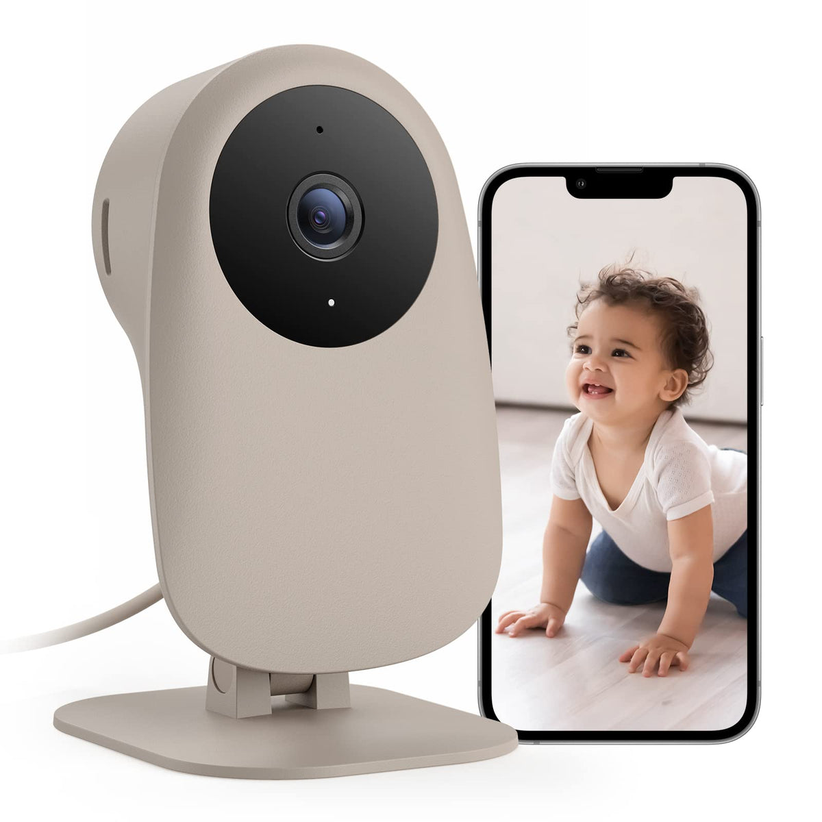 nooie baby monitor 1080p daytime view for reliable monitoring