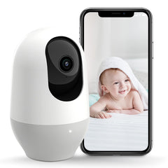 Nooie baby monitor with 360° coverage for comprehensive movement monitoring.