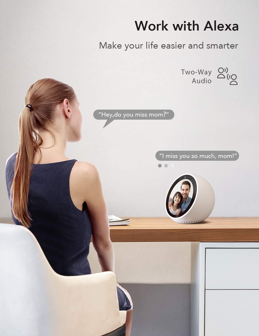 Nooie works with Alexa and Google Assistant for quick viewing