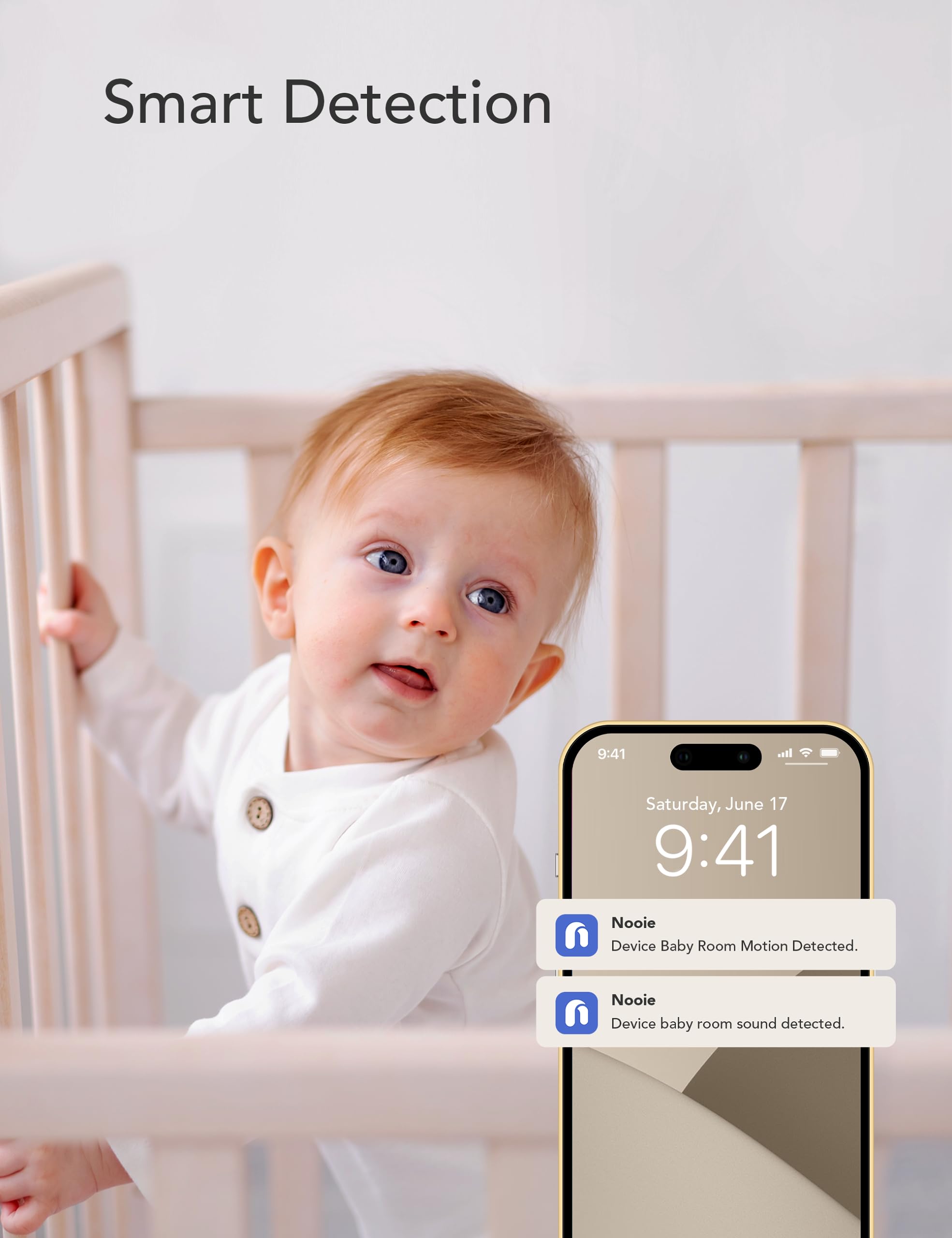 Nooie baby monitor cloud storage keeps videos safely accessible.