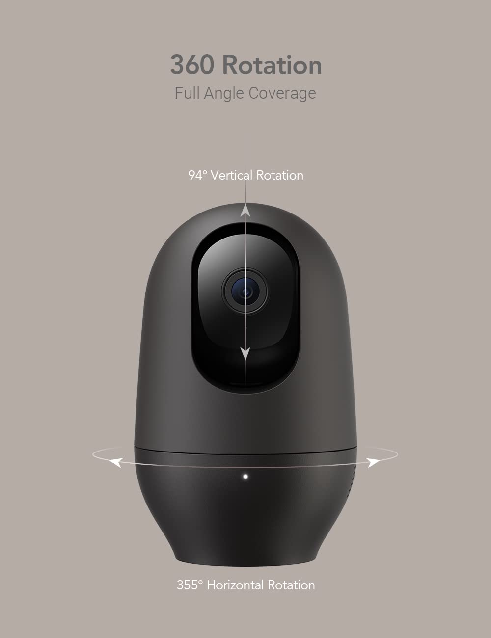 Nooie night vision up to 32 ft for clear nighttime viewing