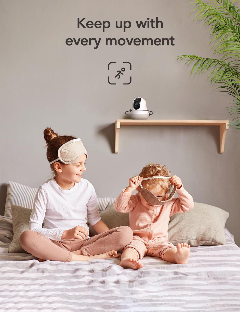 Nooie Upgrade cry and motion detection image signaling early alerts for needs.