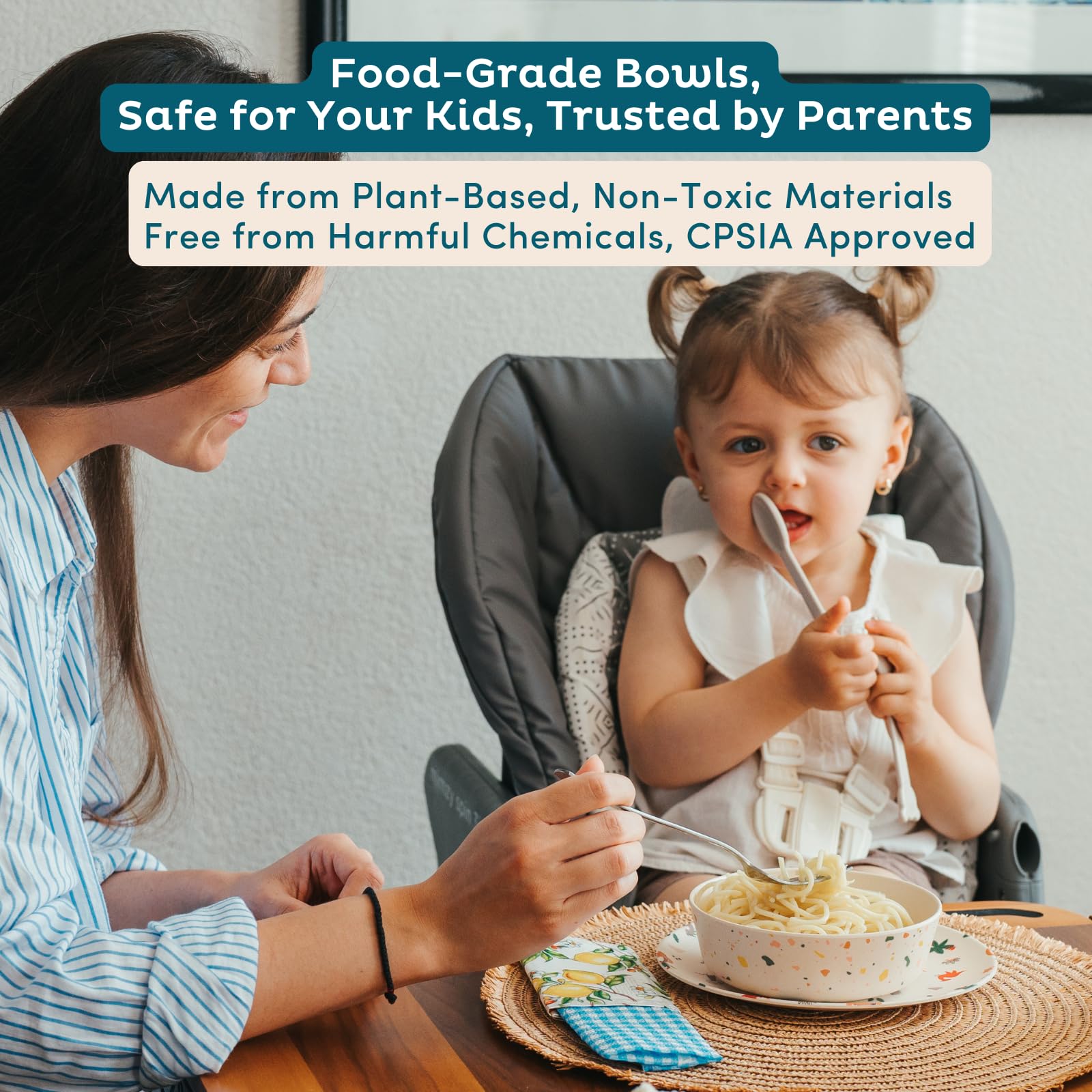Nook Theory bowls are not microwave safe, avoiding heat damage.