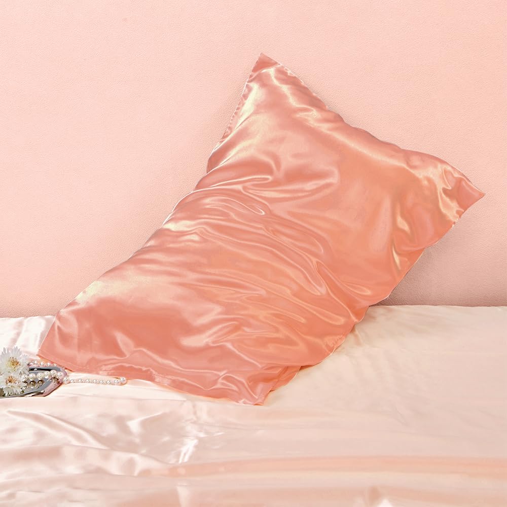 NookZuzu jade satin toddler pillowcase with soft sheen