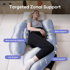 NOONTIDE adjustable filling lets you tailor firmness for belly or back support.
