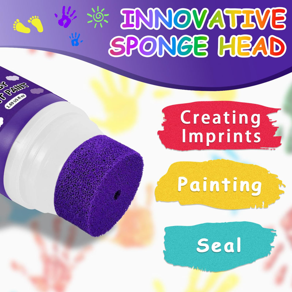 Noosuna smudge-free ink formula gentle for newborn skin and paws