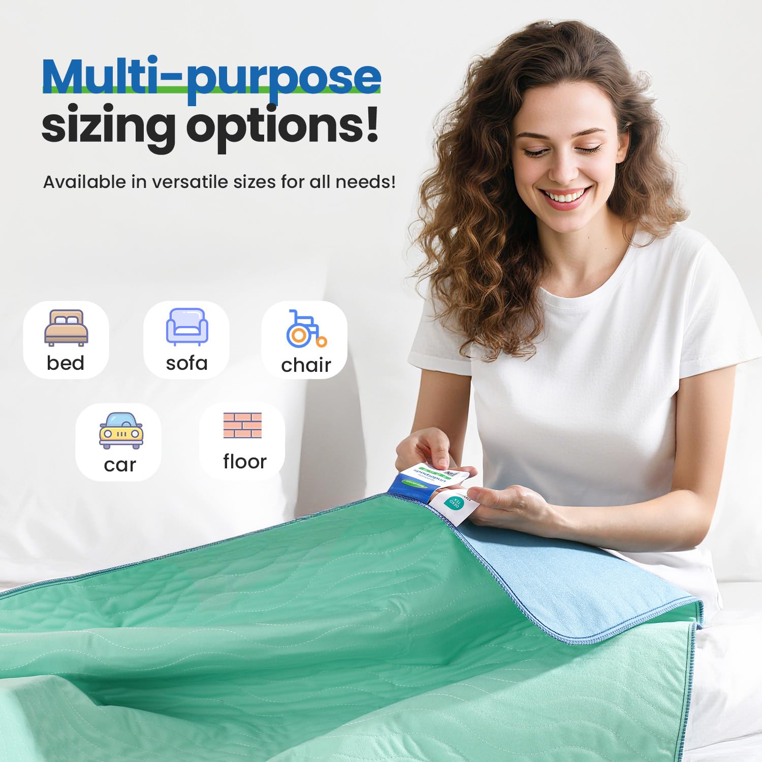 Noovirum underpads are OEKO-TEX certified for sensitive skin.