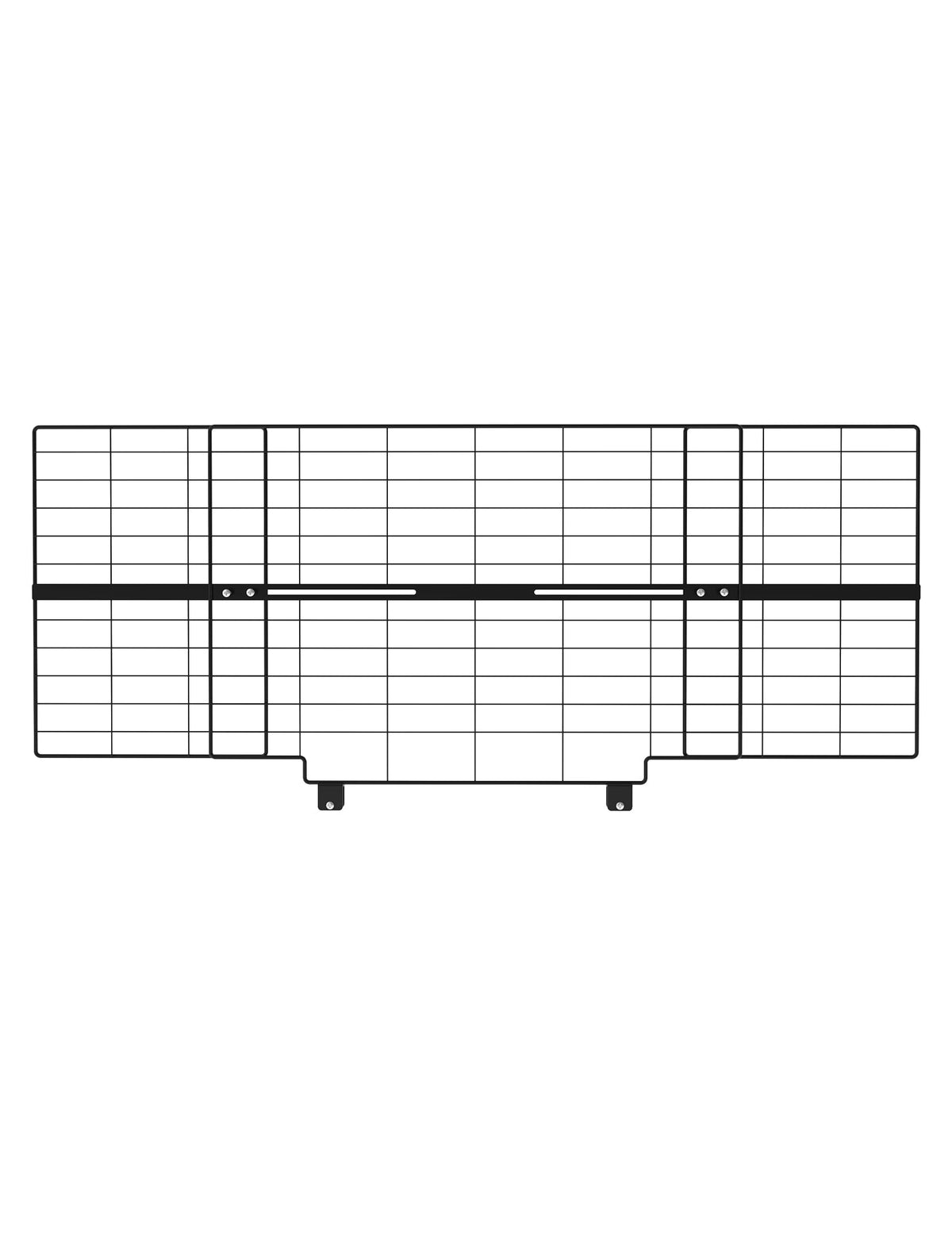 No Pawblems 16-inch height extension attached to a gate increases height to deter escapes