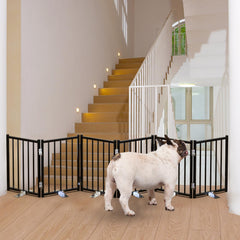 No Pawblems free-standing gate assembly for secure setup.