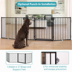No Pawblems wall-mount option adds steady security against movement.