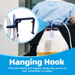 NorBeng hanging hook and clips for bedside setup and accessibility.