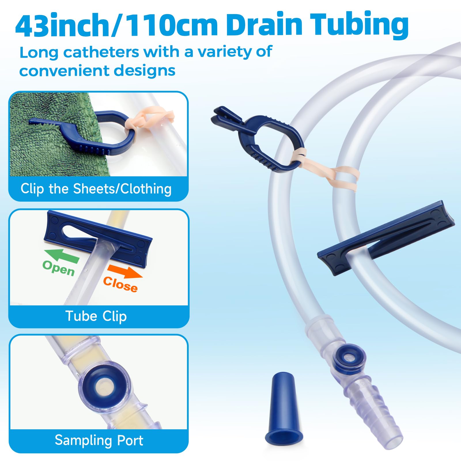 NorBeng large-capacity 2000ml bag designed for extended wear.