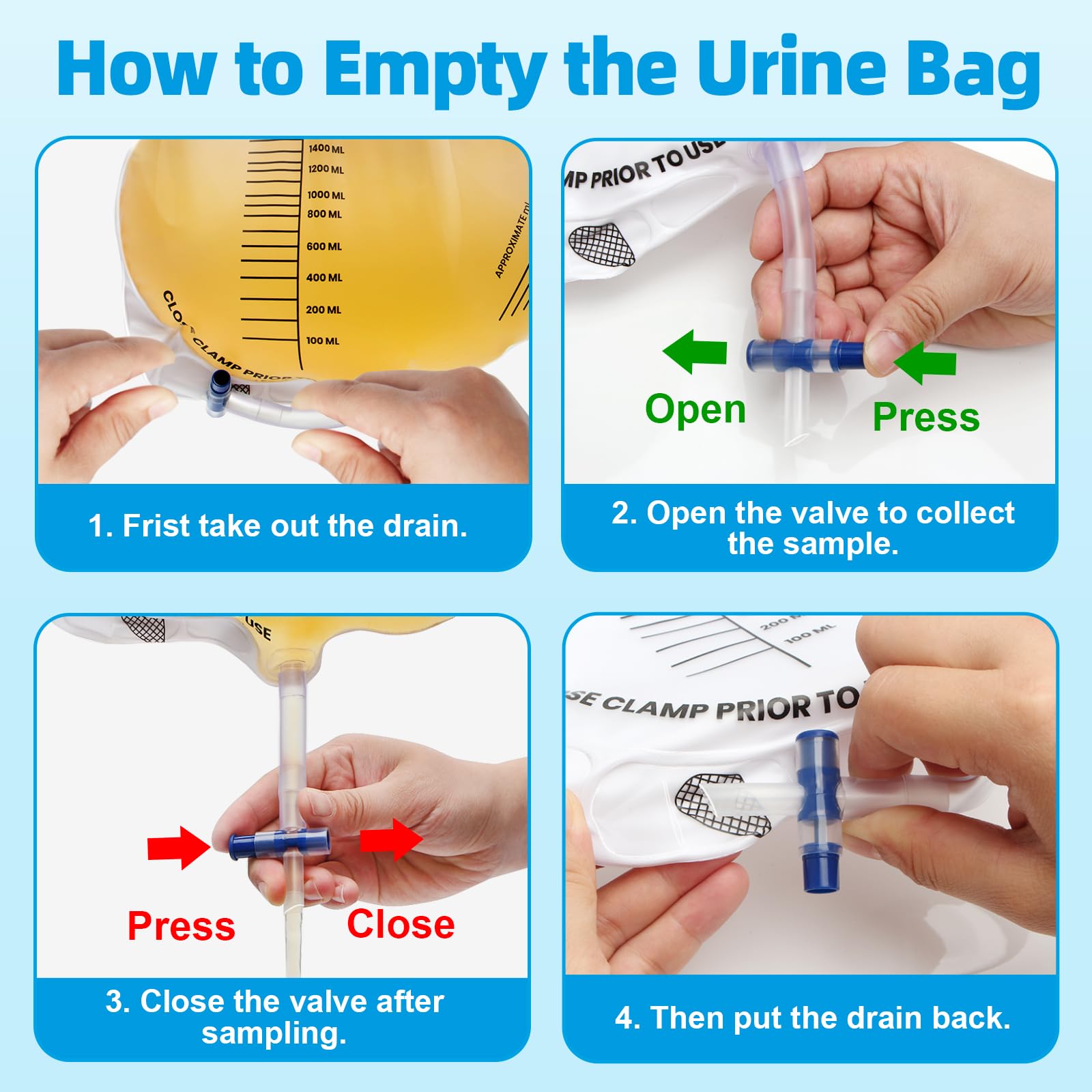 NorBeng pack of six disposable bags for hygiene on the go.