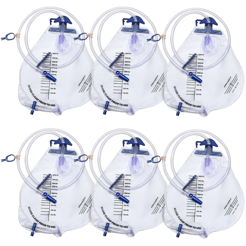 NorBeng urinary drainage bag 2000ml with clear scale for easy monitoring.