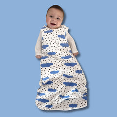 Norani Baby One and Done Sleep Sack worn by toddler demonstrates cozy fit