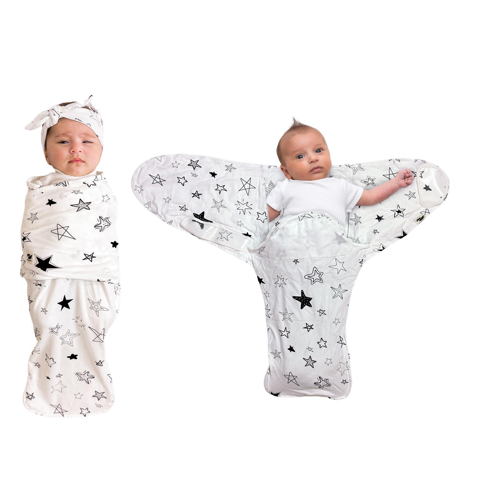 Norani Snugababe Swaddle Pod arm inserts provide secure, comfortable newborn positioning.