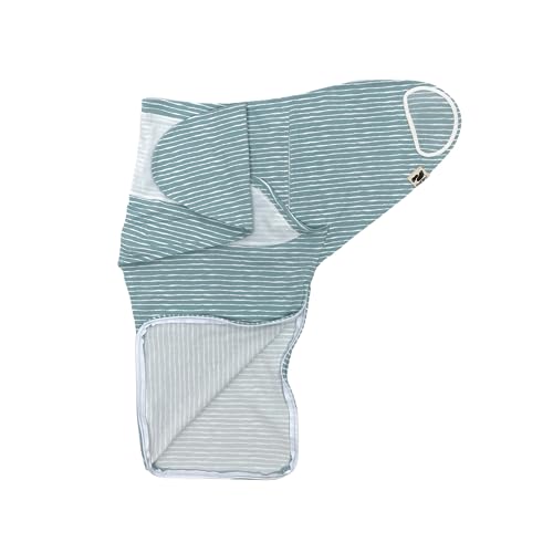 Norani Snugababe Swaddle Pod with easy-zip helps quick diaper changes.