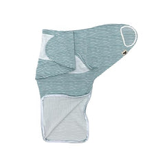 Norani Snugababe Swaddle Pod with easy-zip helps quick diaper changes.