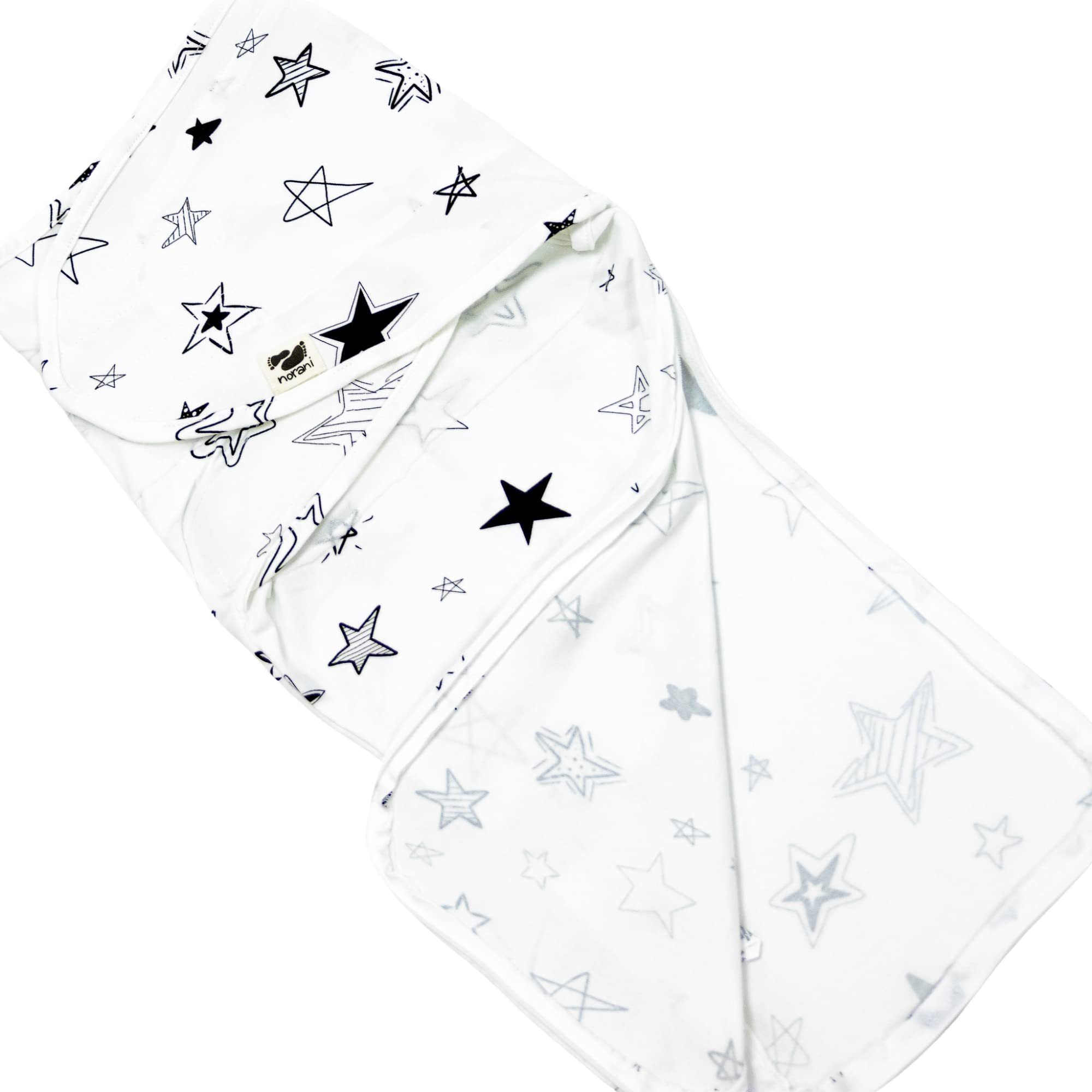 Norani Snugababe Swaddle Pod hip-friendly posture supports comfortable sleep.