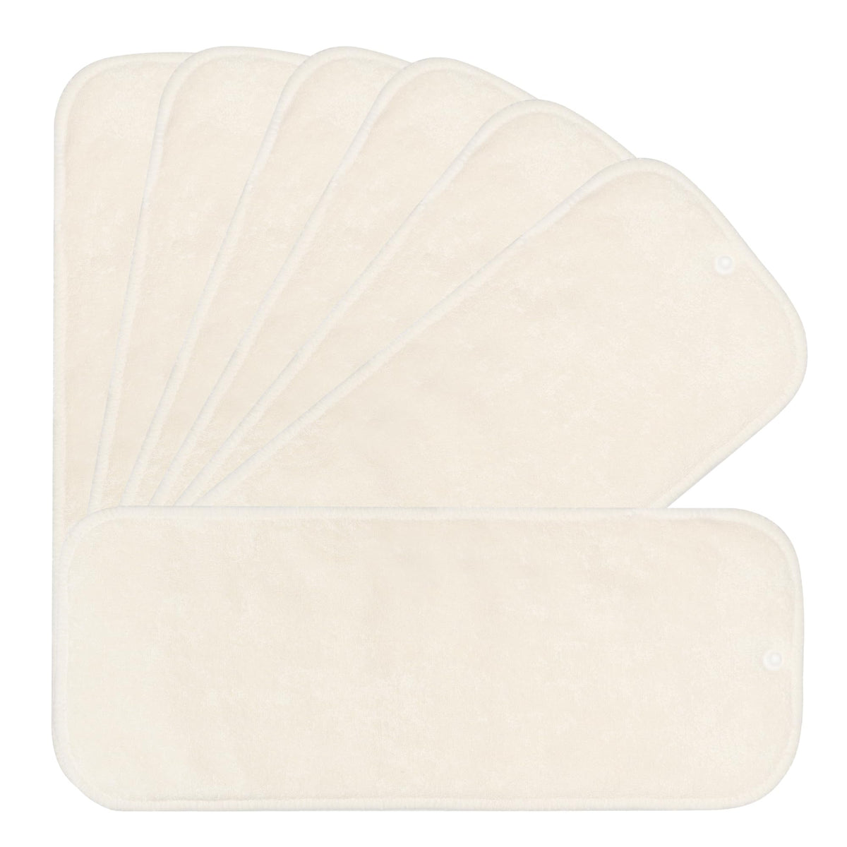 Nora's Nursery 7-pack inserts inside diaper for secure protection