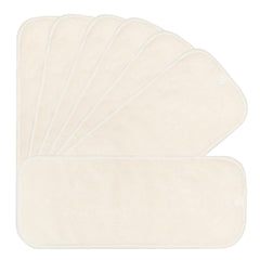 Nora's Nursery 7-pack inserts inside diaper for secure protection