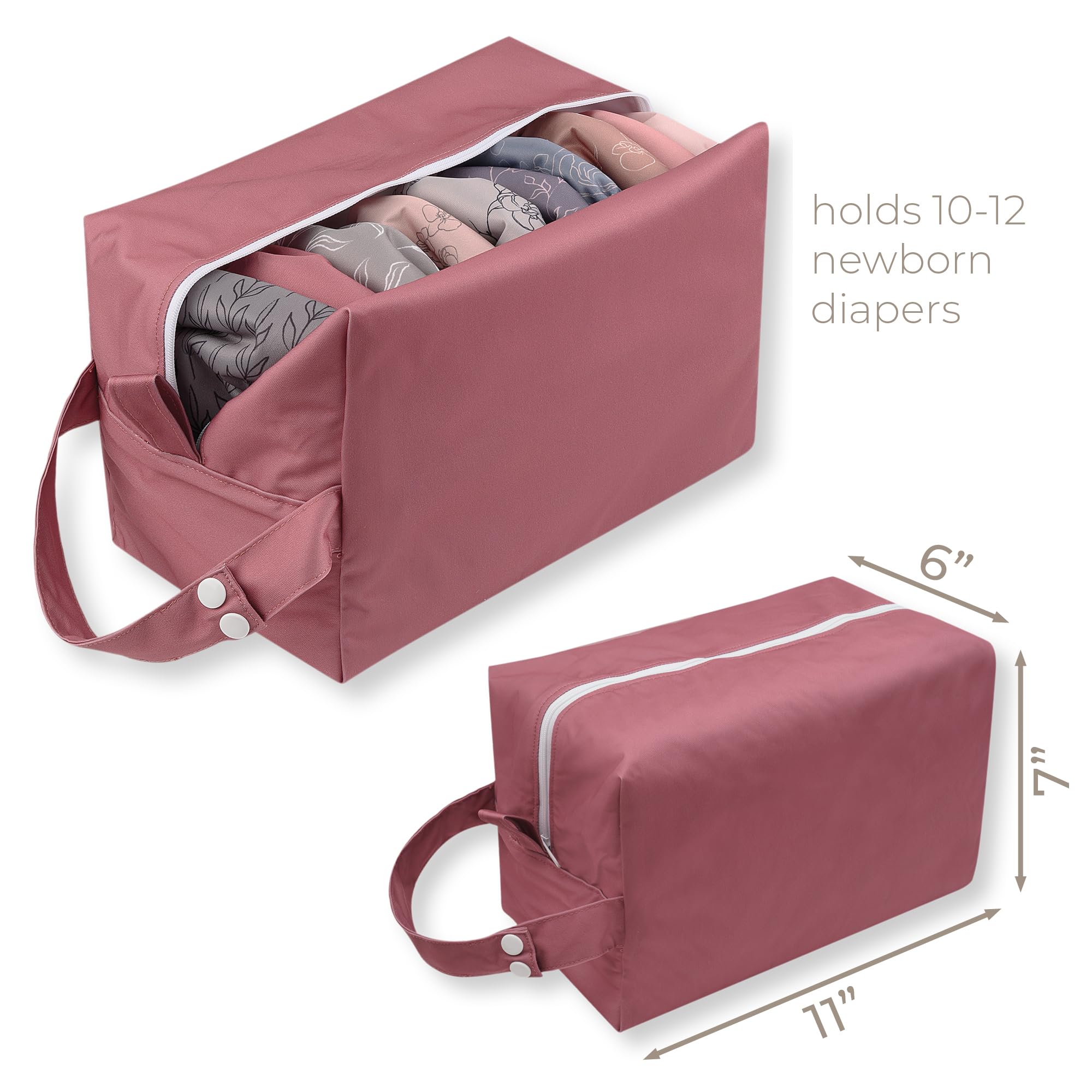 Nora's Nursery all-in-one diaper requires no stuffing or folding