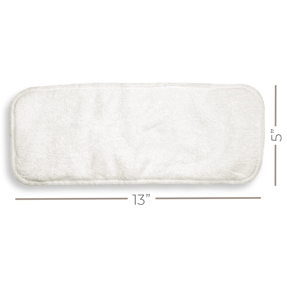 Nora's Nursery inserts — one-size-fit with most pocket diapers for growing babies.