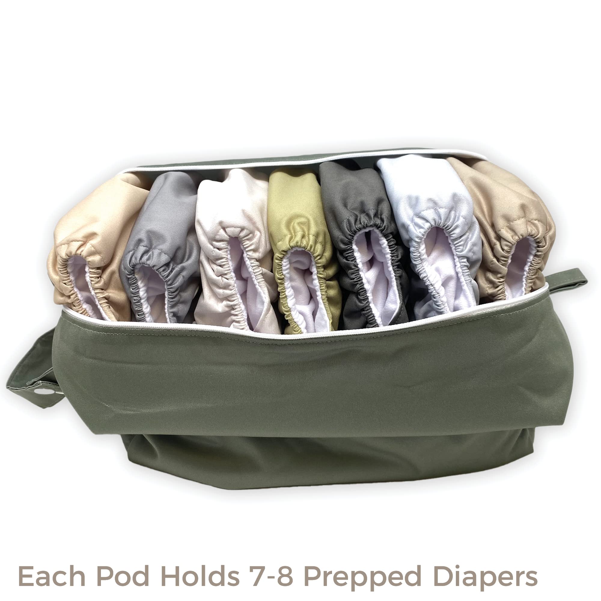 Nora's Nursery detachable snap enables quick attach and detach during trips.