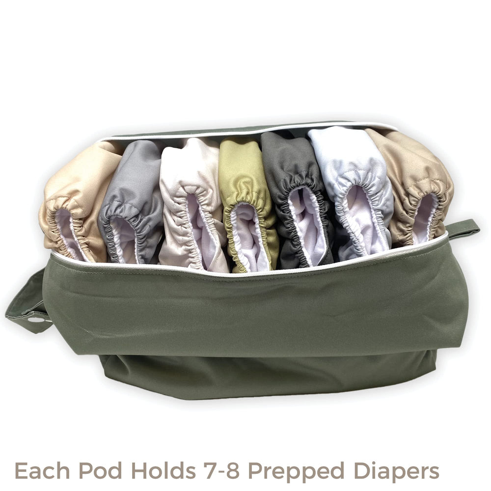 Nora's Nursery detachable snap enables quick attach and detach during trips.