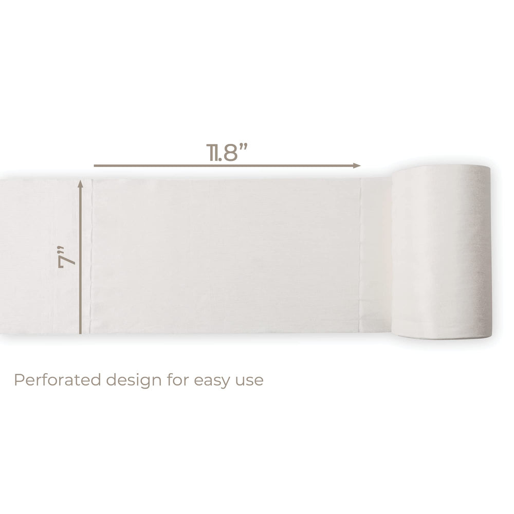 Nora's Nursery liner close-up highlights the absorbent layer for leak protection
