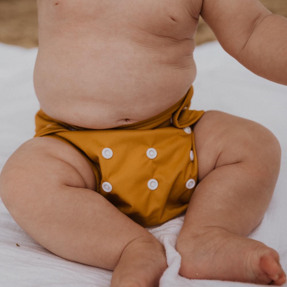 Nora's Nursery washable diaper cover for easy care and reuse.